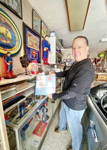 Champion couple converts garage into Superman museum